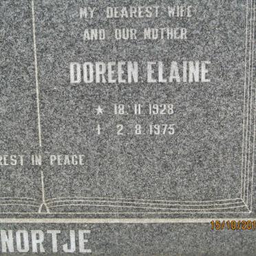 NORTJÉ Doreen Elaine 1928-1975