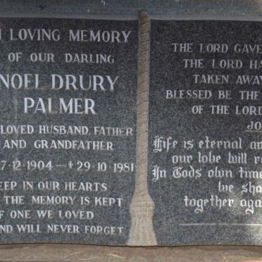 PALMER Noel Drury 1904-1981 &amp; Thelma Mary 1907-1997