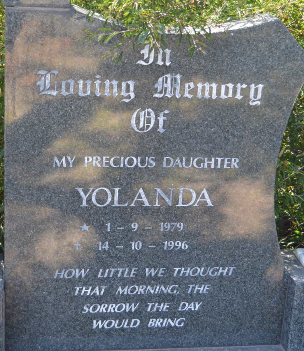 PLESSIS Yolanda, du 1979-1996