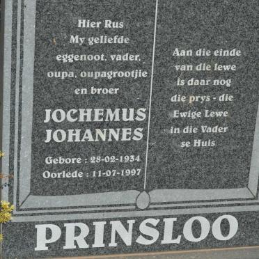 PRINSLOO Jochemus Johannes 1934-1997