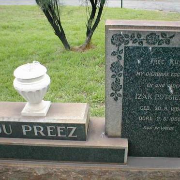 PREEZ Izak Potgieter, du 1888-1955 &amp; Adriana Maryna Helena WIESNER 1893-1972