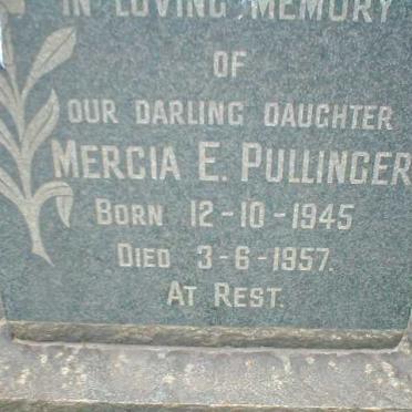 PULLINGER Mercia E. 1945-1957
