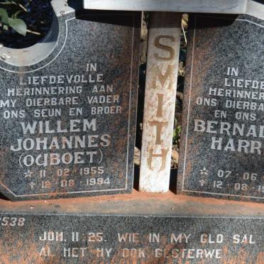 SMITH Willem Johannes 1955-1994 :: SMITH Bernadette Harriet 1969-1994