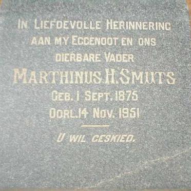 SMUTS Marthinus H. 1875-1951
