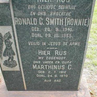 SMITH Marthinus C. 1912-1970 :: SMITH Ronald C. 1940-1955