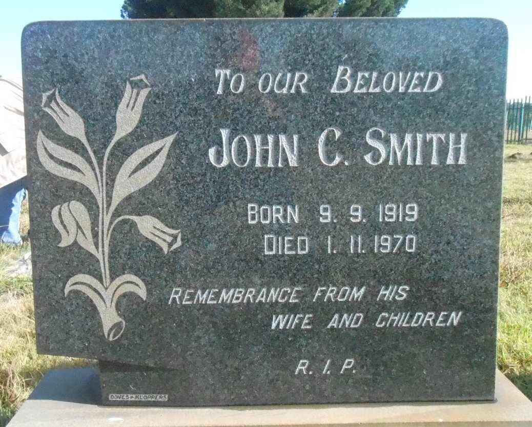 SMITH John C. 1919-1970