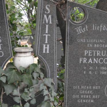 SMITH Petrus Francois 1964-1985