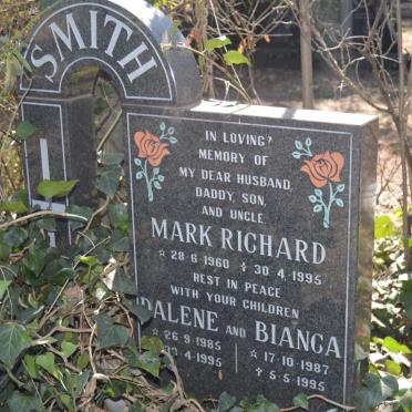 SMITH Mark Richard 1960-1995 :: SMITH Dalene 1985-1995 :: SMITH Bianca 1987-1995