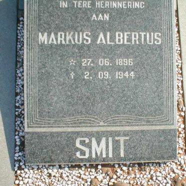 SMIT Markus Albertus 1896-1944