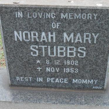 STUBBS Norah Mary 1902-1953