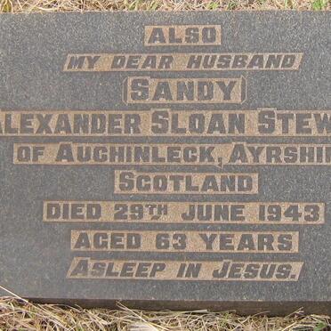 STEWART Alexander Sloan -1943 &amp; Elizabeth Davidson -1948 :: STEWART Alexander Sloan -1937