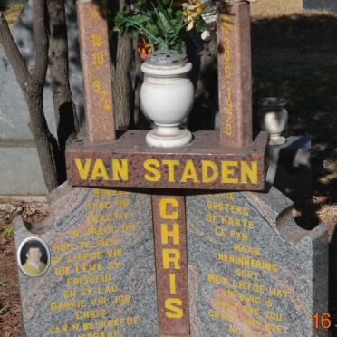 STADEN Chris, van 1974-1979