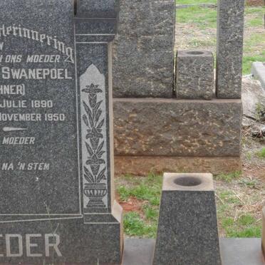 SWANEPOEL Gysbert Albert T.N. 1885-1961 &amp; Johanna M. KIRCHNER 1890-1950