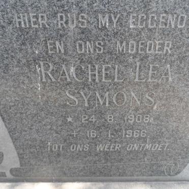 SYMONS Rachel Lea 1908-1966