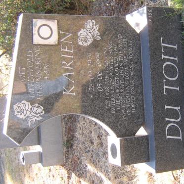 TOIT Karien, du 1979-1999