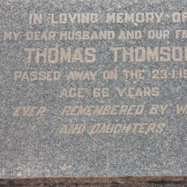 THOMSON Thomas -1947