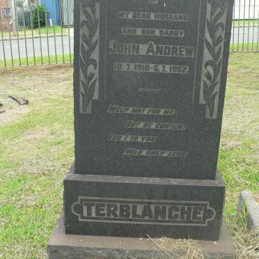 TERBLANCHE John Andrew -1910-1952