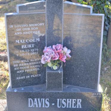 USHER Malcolm Burt, Davis 1976-2001