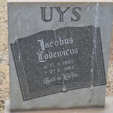 UYS Jacobus Lodewicus 1902-1983