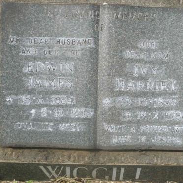 WIGGILL Edwin James 1884-1935 &amp; Ivy Harriet 1899-1986