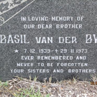 BYL Basil, van der 1939-1973