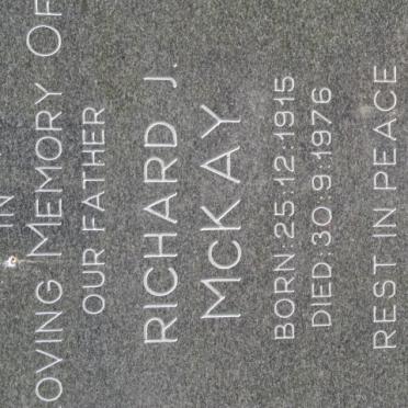 McKAY Richard J. 1915-1976