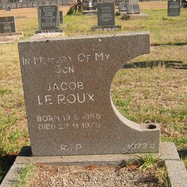 ROUX Piet, le 1948-1975 :: LE ROUX Hendry 1952-1975 :: LE ROUX Jacob 1955-1975