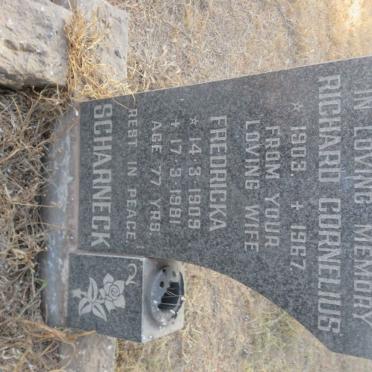 SCHARNECK Richard Cornelius 1903-1967 &amp; Fredricka 1909-1981