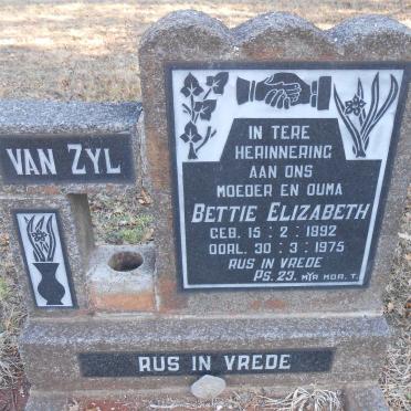 ZYL Bettie Elizabeth, van 1892-1975