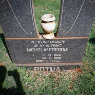 BOTHA Nicholas Freddie 1930-1988