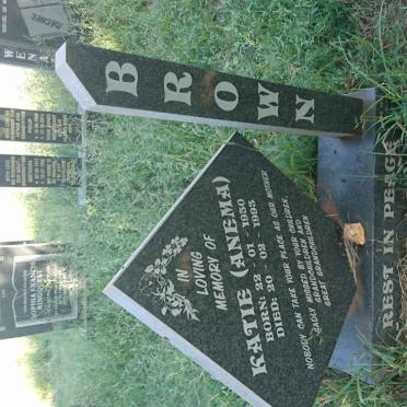 BROWN Katie 1930-1993