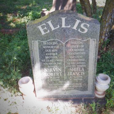 ELLIS Shiela Francis 1936-1998 :: ELLIS Nirvin Robert 1956-1983