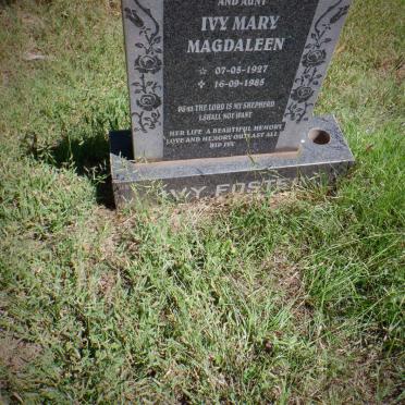 FOSTER Ivy Mary Magdaleen 1927-1985