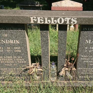 FELLOTS Hendrik 1915-1990 &amp; Mariam 1921-2013