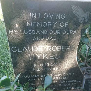 HYKES Claude Robert 1952-1998