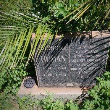 HUMAN Derick 1949-1981