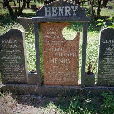 HENRY Talbot Wilfred 1920-1986 &amp; Maria Ellen 1928-2006 :: HENRY Clarence 1948-2007