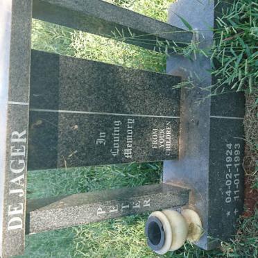 JAGER Peter, de 1924-1993