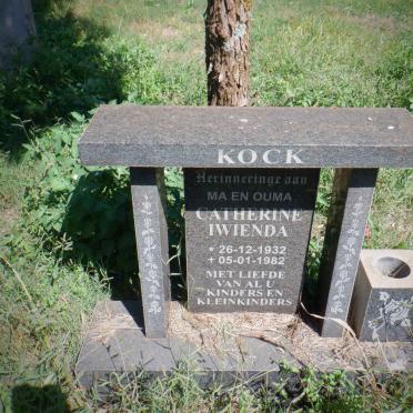 KOCK Catherine Iwienda 1932-1982