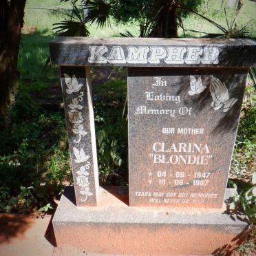 KAMPHER Clarina 1947-1987