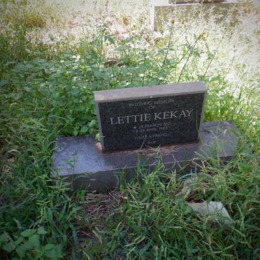 KEKAY Lettie 1921-1985