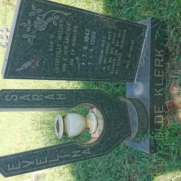 KLERK Evelina Sarah, de 1943-1989