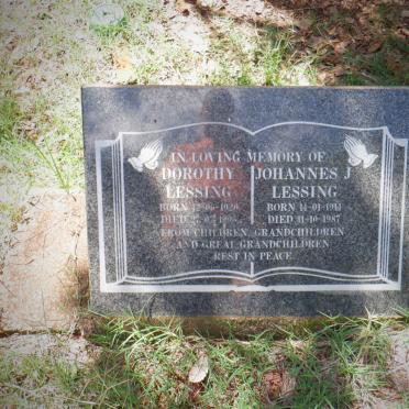 LESSING Johannes J. 1914-1987 &amp; Dorothy 1920-199?