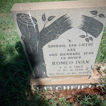 LITCHFIELD Romeo Ivan 1963-1988