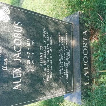 LAPOORTA Alex Jacobus 1931-1989