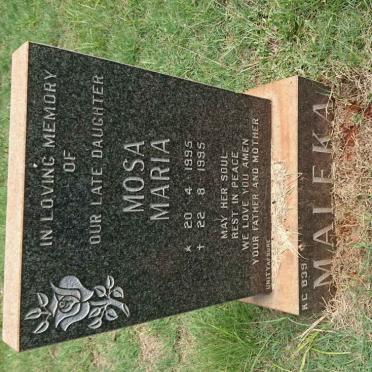MALEKA Mosa Maria 1995-1995