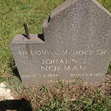 NORMAN Johannes 1934-1982