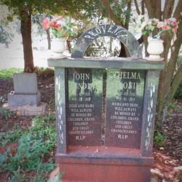 PROVENCE John Hendry 1939-1987 &amp; Thelma Leonie 1943-2016