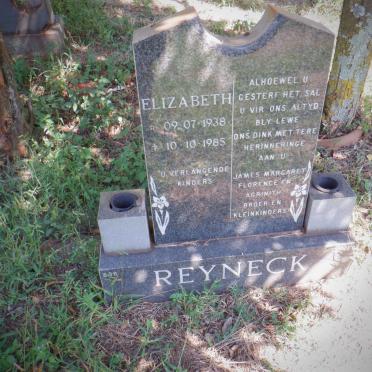REYNECK Elizabeth 1938-1985
