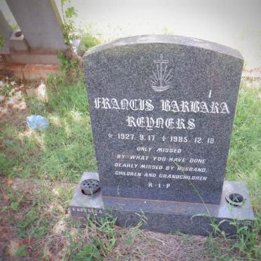 REYNERS Francis Barbara 1927-1985